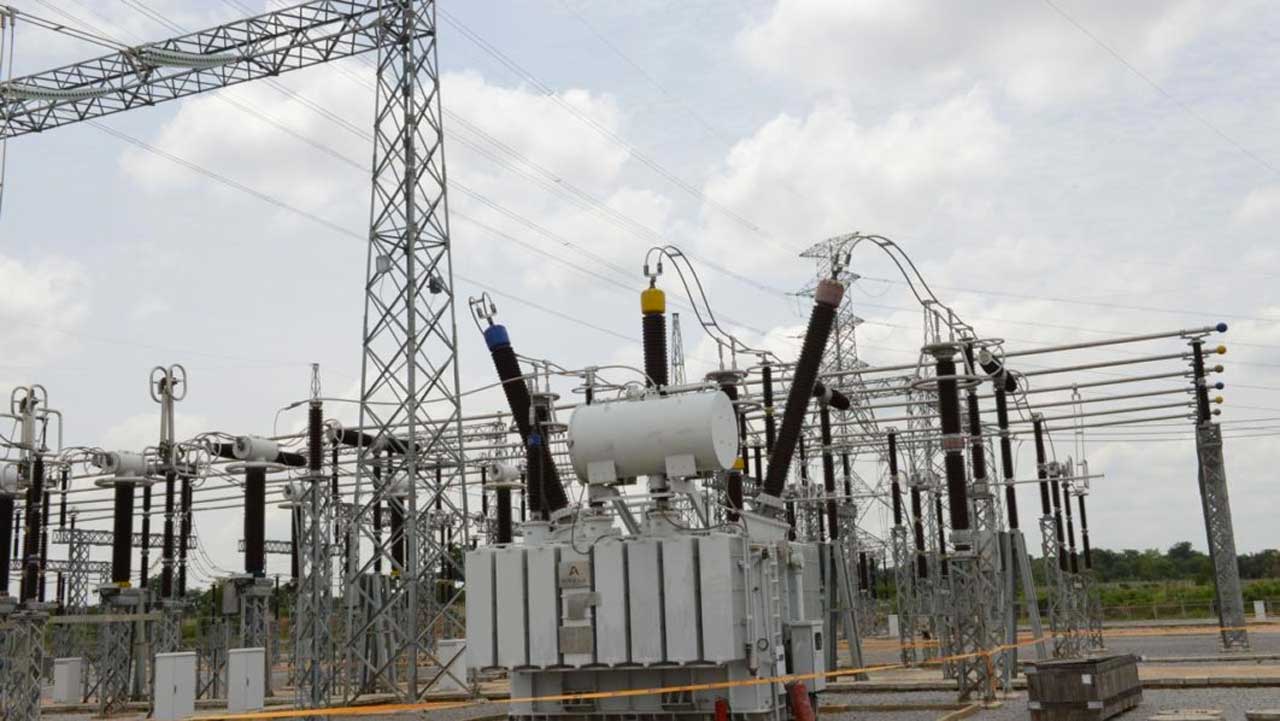 Electrical transmission towers and power