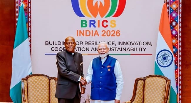 crude and strategic sector discussions between Nigerian VP Kashim Shettima and Indian PM Narendra Modi in New Delhi.